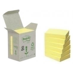 Taco Notas Post-It Reciclados 653 38X51 Amarillo 100H Torre De 6