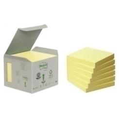 Taco Notas Post-It Reciclados 654 76X76 Amarillo 100H Torre De 6