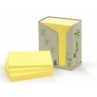 Taco Notas Post-It Reciclados Amarillos 655/1T Torre 16 Blocs 100 Hjs