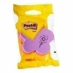 Taco Notas Post-It Troqueladas En Blister Forma Flor