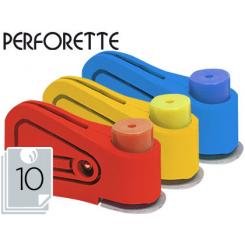 Taladro Perforador ALPINO Perforette 1 Taladro Capacidad 10 Hojas Unidad