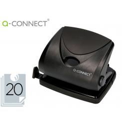 Taladrador Q-CONNECT kf01234 negro abertura 2 mm capacidad 20 hojas