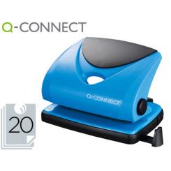 Taladrador Q-CONNECT kf02155 azul abertura 2 mm capacidad 20 hojas