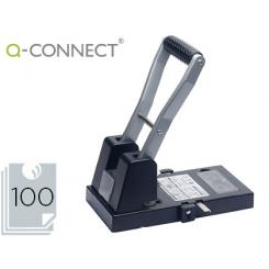 Taladrador Q-CONNECT kf18766 negro 2 taladros abertura 10 mm capacidad 100 hojas