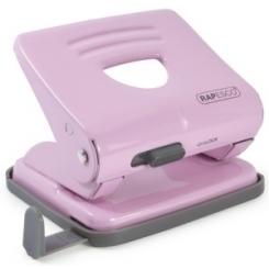 Taladro 2 P. Rapesco 825 Metalico (25 Hojas) Rosa Caramelo