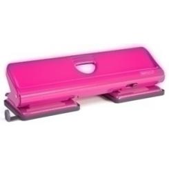 Taladro 4 P. Rapesco 720 Metalico (20 Hojas) Rosa Intenso