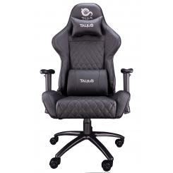 Talius silla Komodo gaming black, 2D, butterfly, base metal, ruedas 60mm nylon, gas clase 4, 2 almoh