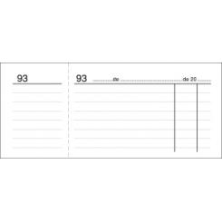 Talonario Caja 3 De 4º Numerados Loan Blanco (02B)