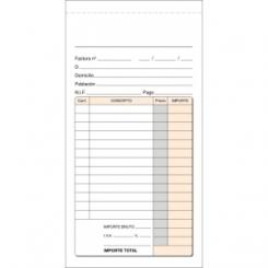 Talonario Facturas 3 Del Folio Nat. Dupl. Aut. Loan