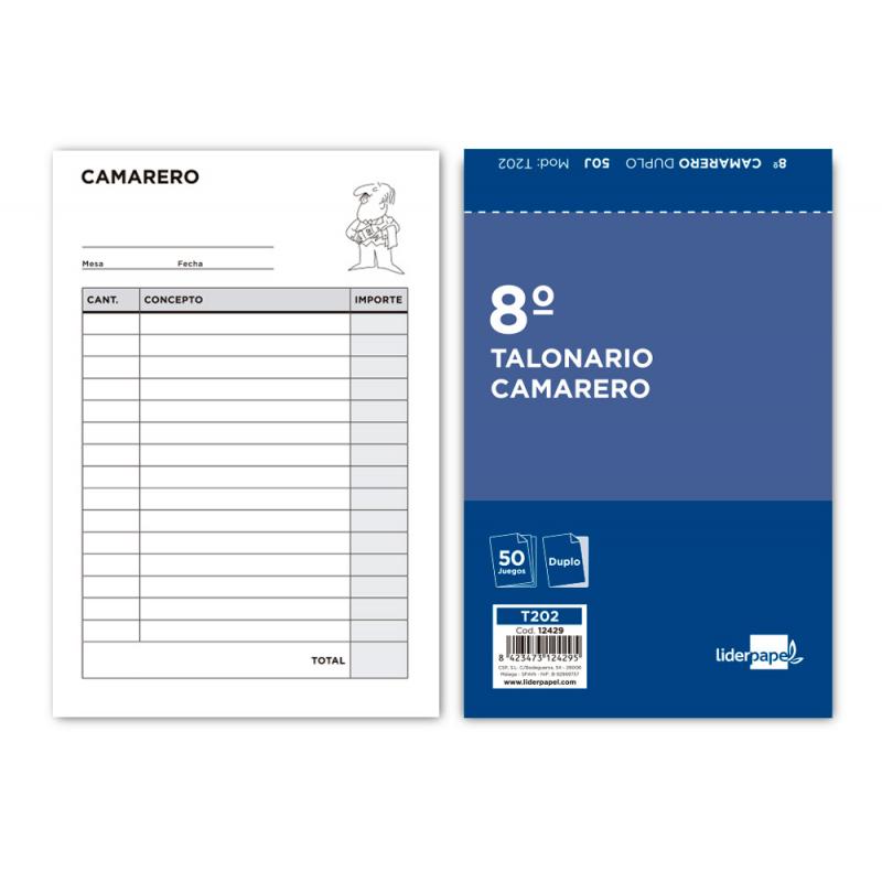 talonario-liderpapel-camarero-8º-original-y-copia-t202