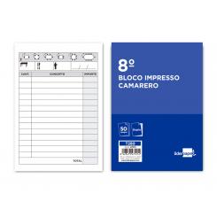 Talonario LIDERPAPEL camarero 8º original y copia t280