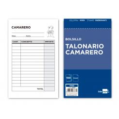 Talonario LIDERPAPEL camarero bolsillo original t150