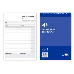 Talonario LIDERPAPEL entregas cuarto original y copia t226