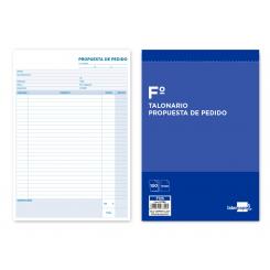 Talonario LIDERPAPEL pedidos folio original 125