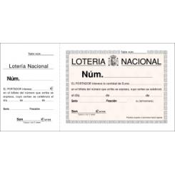 Talonario Loteria Dos Tintas Loan