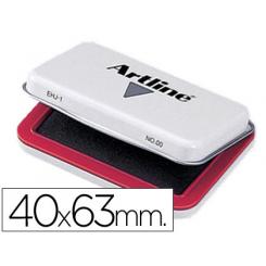 Tampon ARTLINE nº00 rojo 40x63 mm