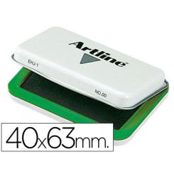 Tampon ARTLINE nº00 verde 40x63 mm