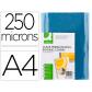 tapa-de-encuadernacion-q-connect-pvc-din-a4-incolora-250-mc-caja-de-100-unidades