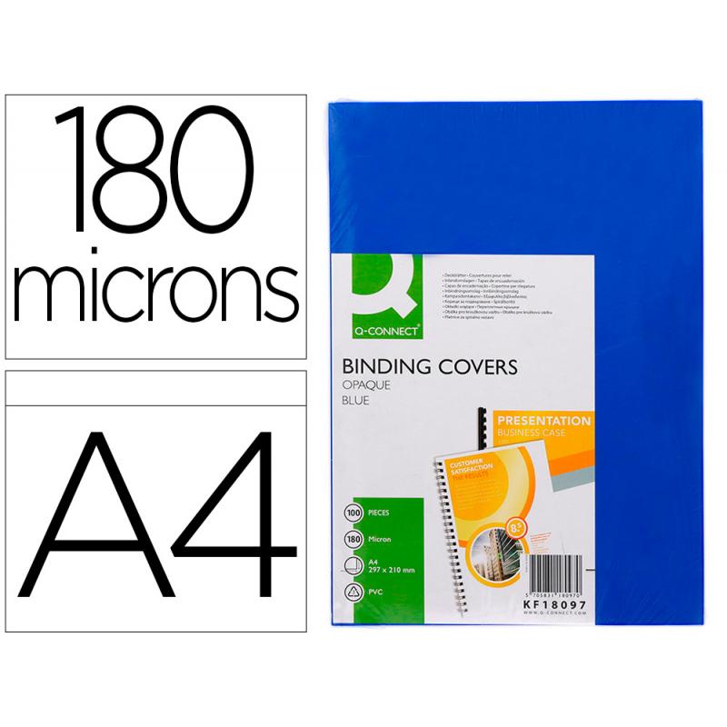 tapa-de-encuadernacion-q-connect-pvc-din-a4-opaca-azul-180-micras-caja-de-100-unidades