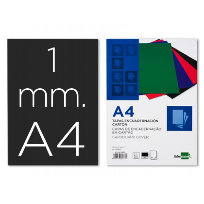 tapa-encuadernacion-liderpapel-carton-a4-1mm-negra-paquete-de-50-unidades