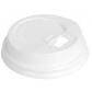 Tapas altas para vasos 120 ml blanco PS (10 paquetes de 100 uds)