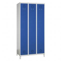 Taquilla Soldada Monoblok SV-30/3 3 Modulos 1 puerta total 3 puertas con patas