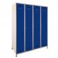 Taquilla Soldada Monoblok SV-30/4 4 Modulos 1 puerta total 4 puertas con patas 1900x1200x500 mm