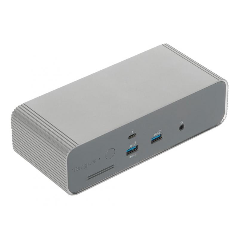 targus-dock230euz-base-para-portatil-y-replicador-de-puertos-alambrico-thunderbolt-5-plata