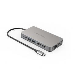 TARGUS DUEL HDMI 10-IN1 USB 3.2 Gen 1 (3.1 Gen 1) Type-C 5000 Mbit/s Acero inoxidable