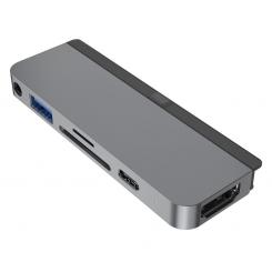 Targus HyperDrive USB 3.2 Gen 1 (3.1 Gen 1) Type-C Gris