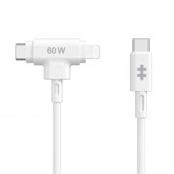 Targus HyperJuice cable USB USB 2.0 1,5 m USB C USB C/Lightning Blanco