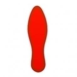 TARIFOLD Simbolo Adh. Forma  Huella  Rojo B/10