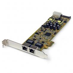 StarTech.com Tarjeta Adaptador de Red PoE/PSE PCI Express PCIe Gigabit Ethernet con 2 Puertos RJ45