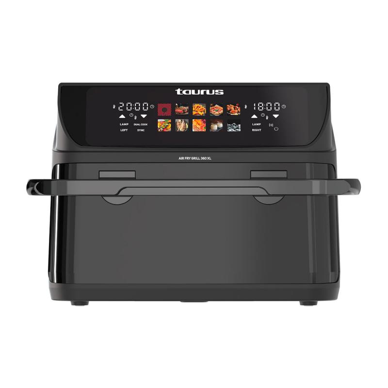 taurus-grill-360-xl-sencillo-10-l-2800-w-freidora-de-aire-caliente-negro