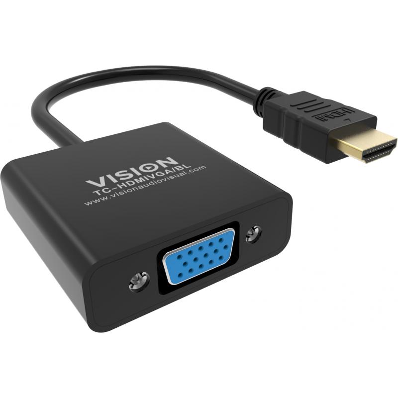 tc-hdmivga-bl-adaptador-de-cable-de-video-023-m-hdmi-tipo-a-estandar-vga-d-sub-negro