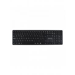 V7 Teclado Bluetooth KW550ESBT de 2,4 GHz, modo dual, QWERTY español: negro