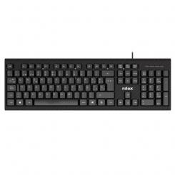 Nilox TECLADO CON CABLE, NEGRO, ESPAÑOL