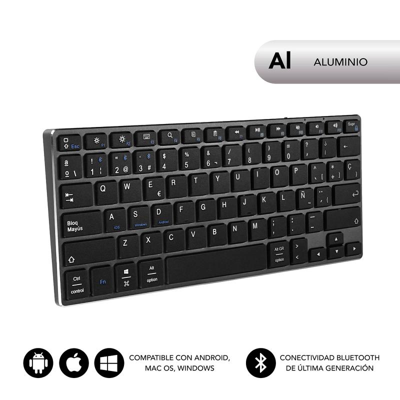 teclado-wireless-bluetooth-aluminio-advance-compact-grey