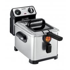 Tefal Filtra Pro FR5111 Sencillo Independiente 2400 W Freidora Negro, Acero inoxidable