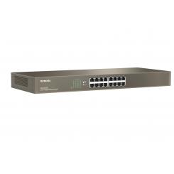Tenda TEG1016G switch No administrado Gigabit Ethernet (10/100/1000) 1U Azul