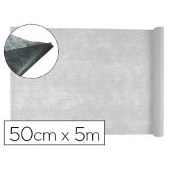 Tejido sin tejer LIDERPAPEL terileno 25 g/m2 rollo de 5 mt blanco
