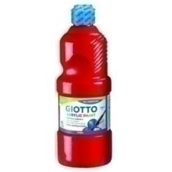 Tempera Acrilica Giotto 500 Ml Rojo