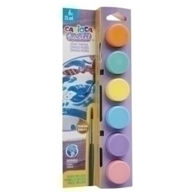 tempera-carioca-25ml-pastel-estuche-6-uds