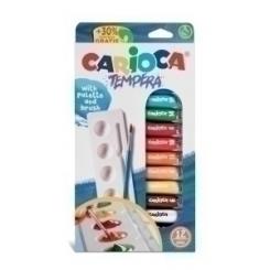 Tempera Carioca Acrilyc Liquida 10 Ml (Tubo) Caja De 12