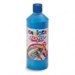 Tempera Carioca Acrilyc Liquida 500 Ml (Botella) Azul Primario