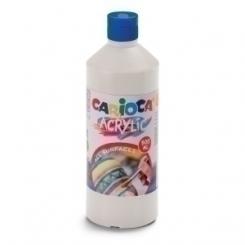 Tempera Carioca Acrilyc Liquida 500 Ml (Botella) Blanco
