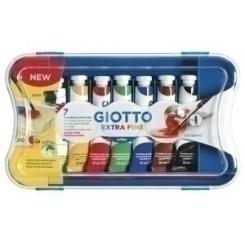 Tempera Giotto 12 Ml (Tubo) Estuche De  7