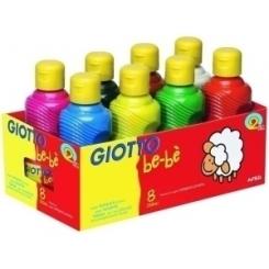 Tempera Giotto Bebe Liquida Schoolpack 8 Botes X 250 Ml