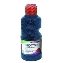 Tempera Giotto Liquida Glitter 250 Ml (Botella) Azul