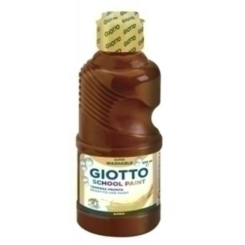 tempera-giotto-mas-lavable-liquida-250-ml-botella-marron